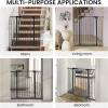 BalanceFrom Easy Walk-Thru Safety Gate for Doorways and Stairways with Auto-Close/Hold-Open Features, 30-Inch Tall, Fits 29.1 - 33.8 Inch Openings, Graphite