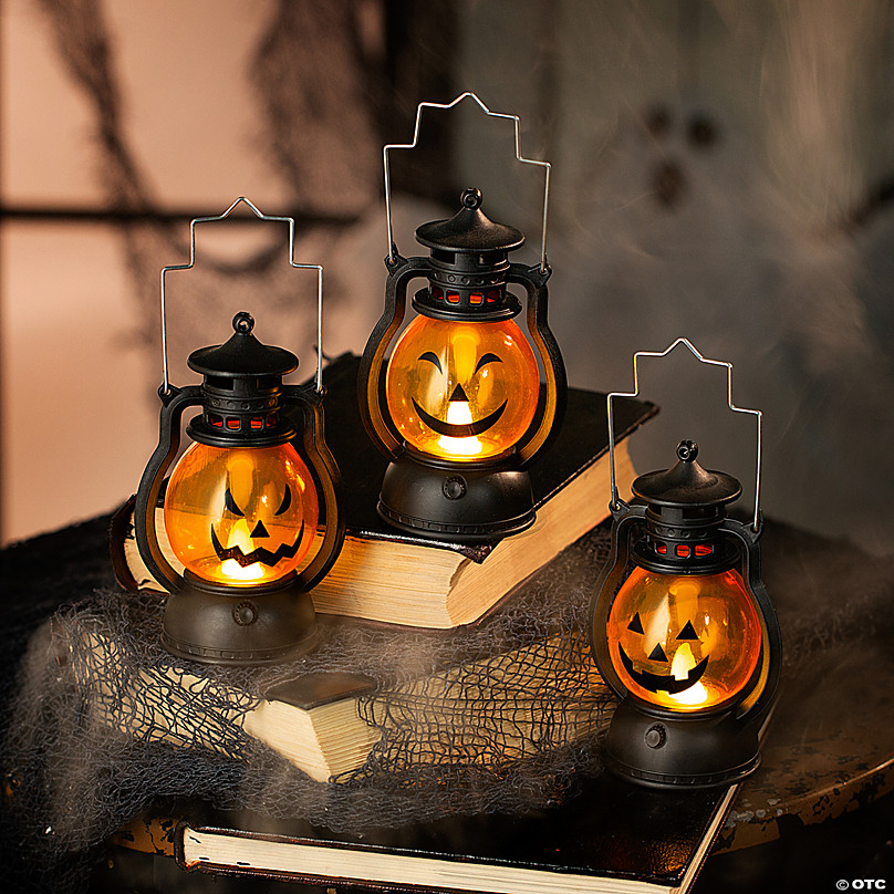 ✨️Jack-O’-Lantern Light-Up Mini Lantern Halloween Decorations