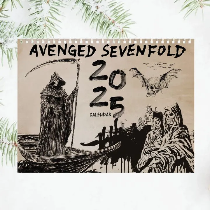 Avenged Sevenfold Wall Hanging Calendar