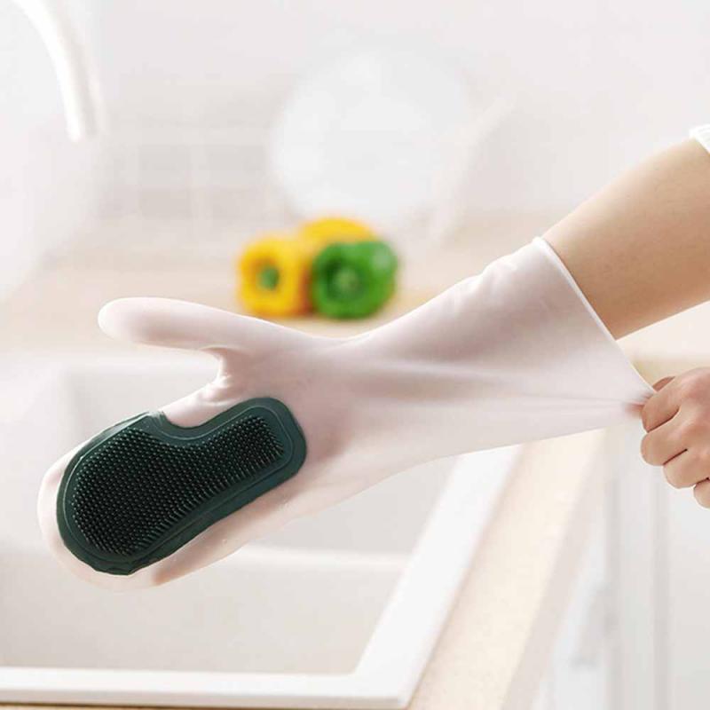 (🎄Christmas Promotion--48% OFF)Magic Silicone Dishwashing Gloves(Buy 2 get 1 FREE)