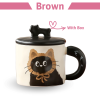 Happy Black Cat Ceramic Mug