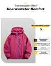 🥾LETZTER TAG 49 % RABATT👔 Wasserdichte Jacke: Wasserdichte Jacke mit 3D-Schnitt – geeignet zum Wandern, Pendeln und für Freizeitausflüge!