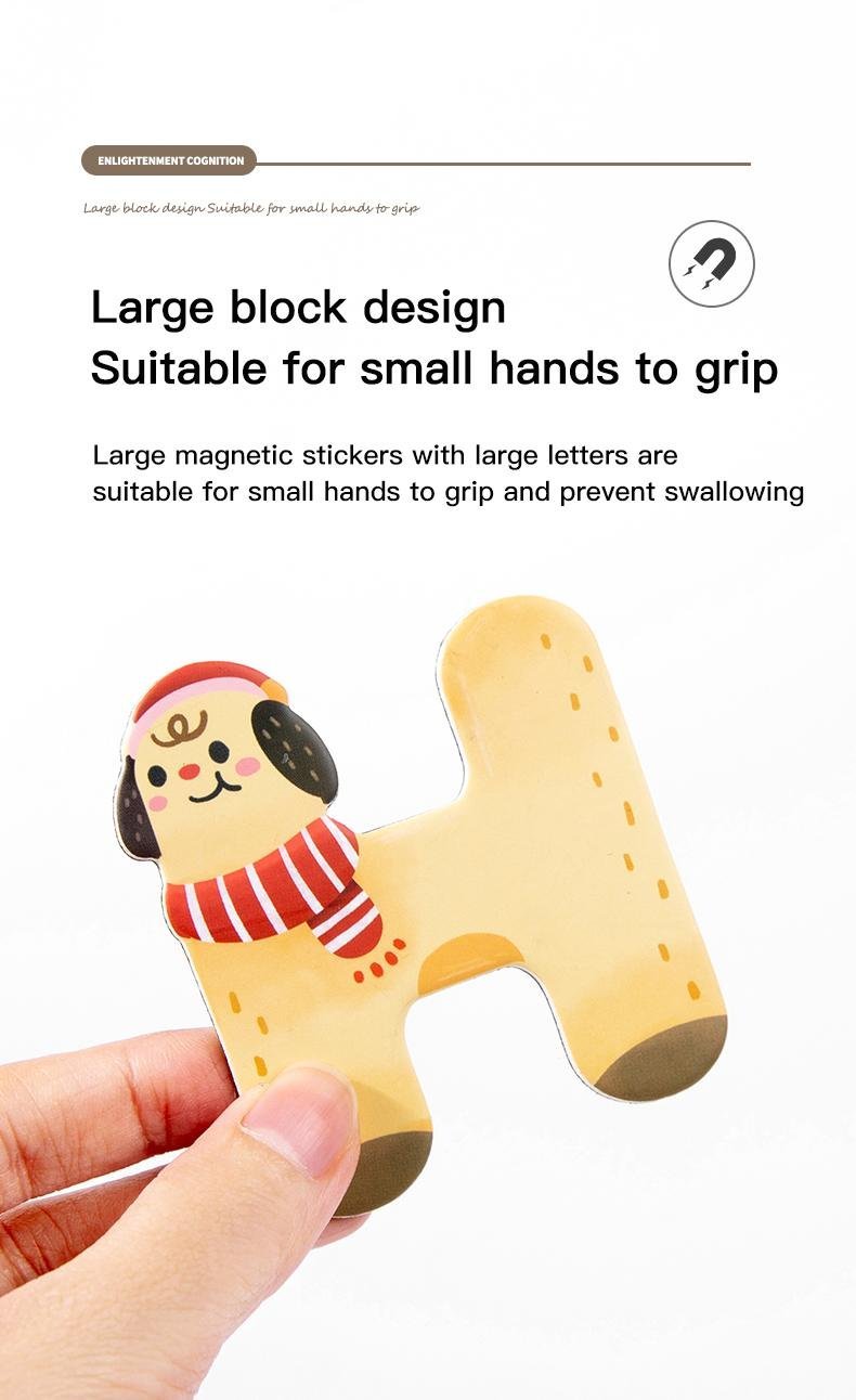 💥LAST DAY SALE 50% OFF💥Magnetic Letters Animals Refrigerator Decoration