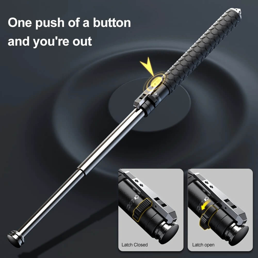 Outdoor Self-Defense Hiking Stick-Auto Baton Self Defense Tool