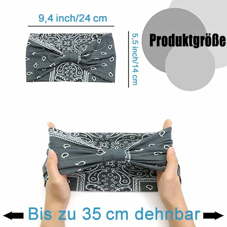 🔥LETZTER TAG 50% Rabatt- Breites Stirnband im Boho-Paisley-Muster🥰