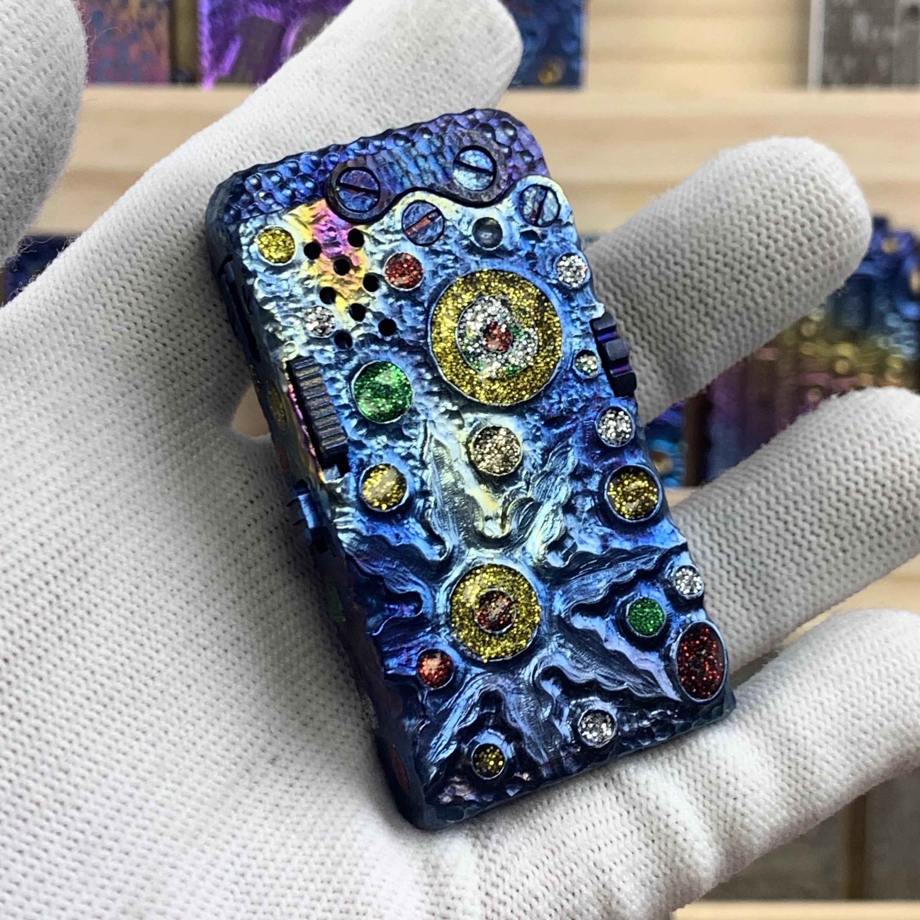 Titanium Ejector Kerosene Lighter Handmade Limited Edition