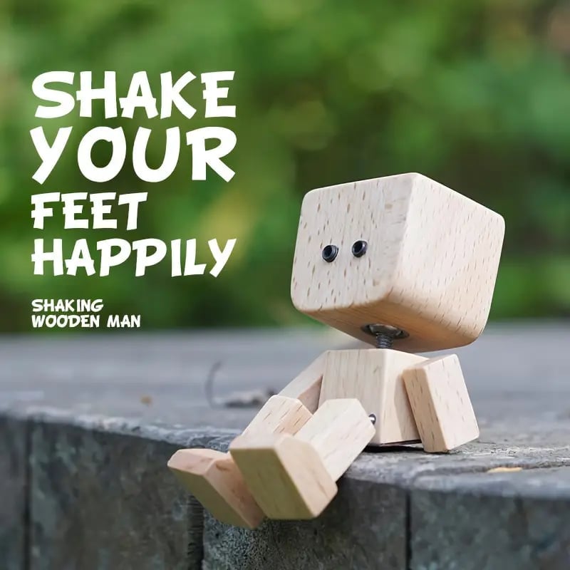💥LAST DAY SALE 50% OFF💥Little Sways Wooden Figure with 12Pcs Magnetic Expressions