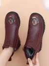 Martin boots casual mid-calf women's shoes