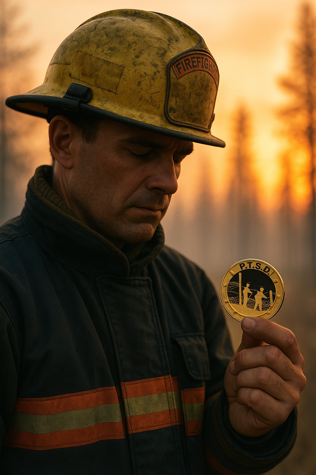 PTSD - Not All Wounds are Visible Challenge Coin
