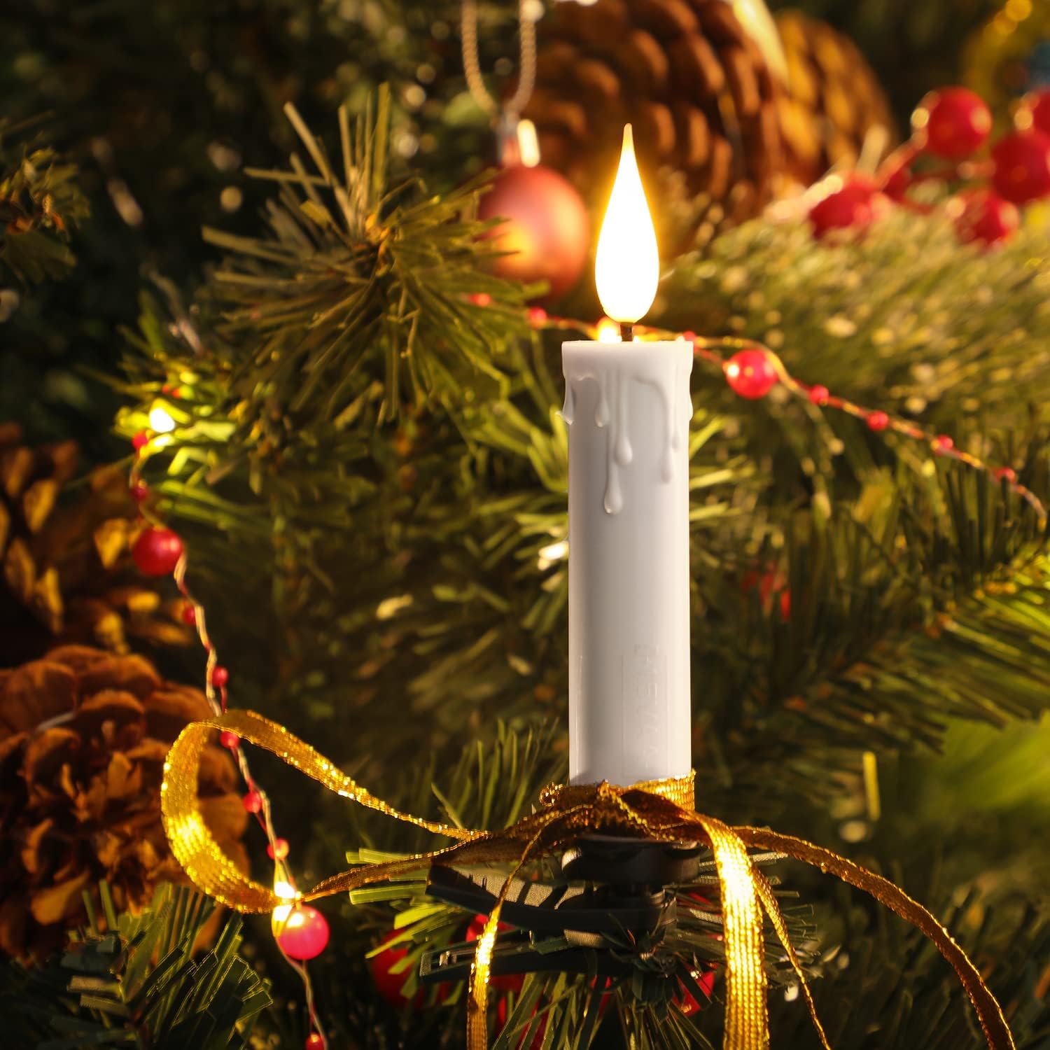 🔥Last Day Promotion 70% OFF🔥Clip-On LED Taper Candles with Remote Contro