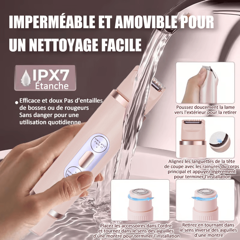 🔥Vente chaude - 49 % de réduction🔥Comfort 2 in 1 Rasoir électrique pour femmes