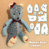 Memory Bear Template Ruler Set(10 PCS) - With Instructions