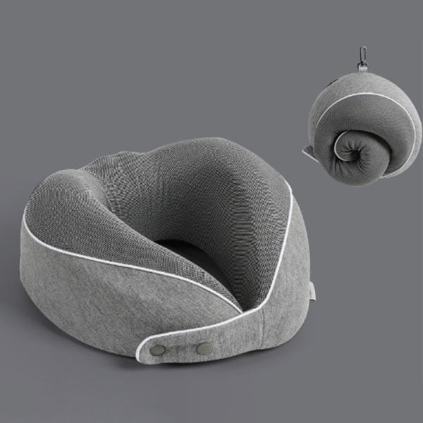 🔥🎁Christmas promotion-Memory foam U-shaped storage travel pillow