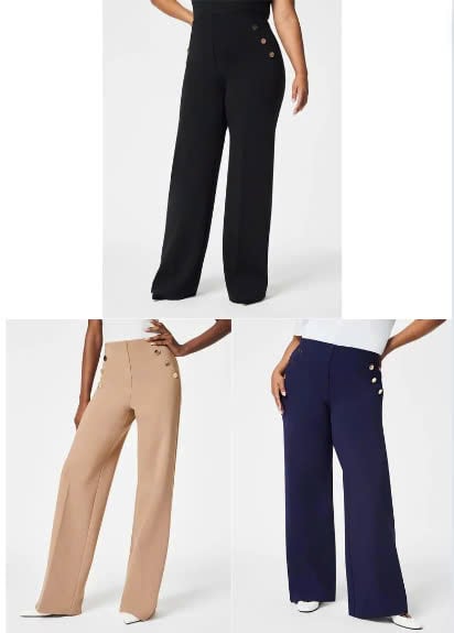 🔥Last Day Promotion 70% OFF🔥Tummy Control Button Wide Leg Pant(BUY 2 FREE SHIPPING)