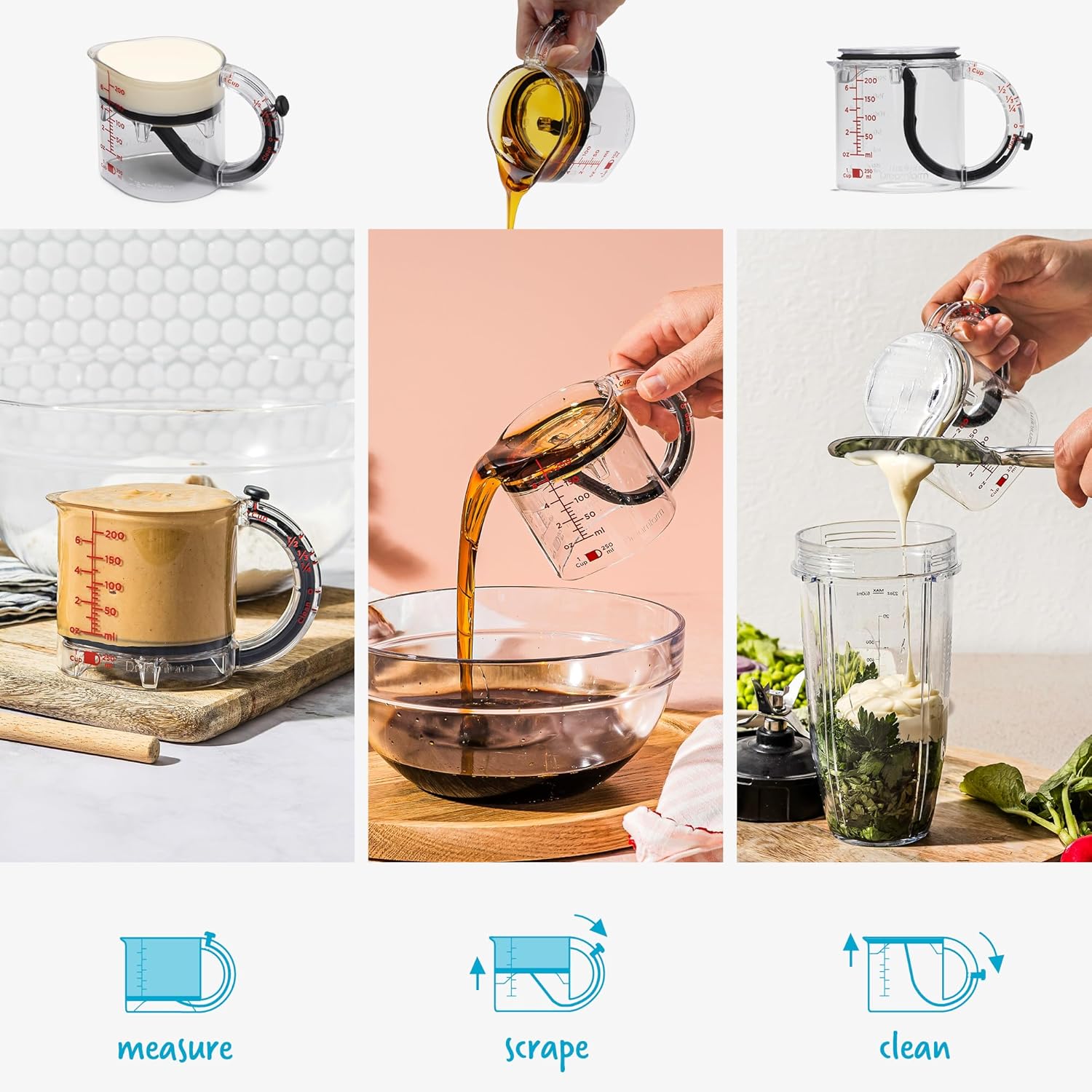 ⏰LAST DAY SALE 50% OFF💥4-in-1 Adjustable Measuring Cup