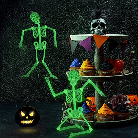 🎃Early Halloween HOT SALE 48% OFF- 5ft Halloween Hanging Luminous Skeleton  (BUY 3 Get 1 FREE&FREE SHIPPING)🎃