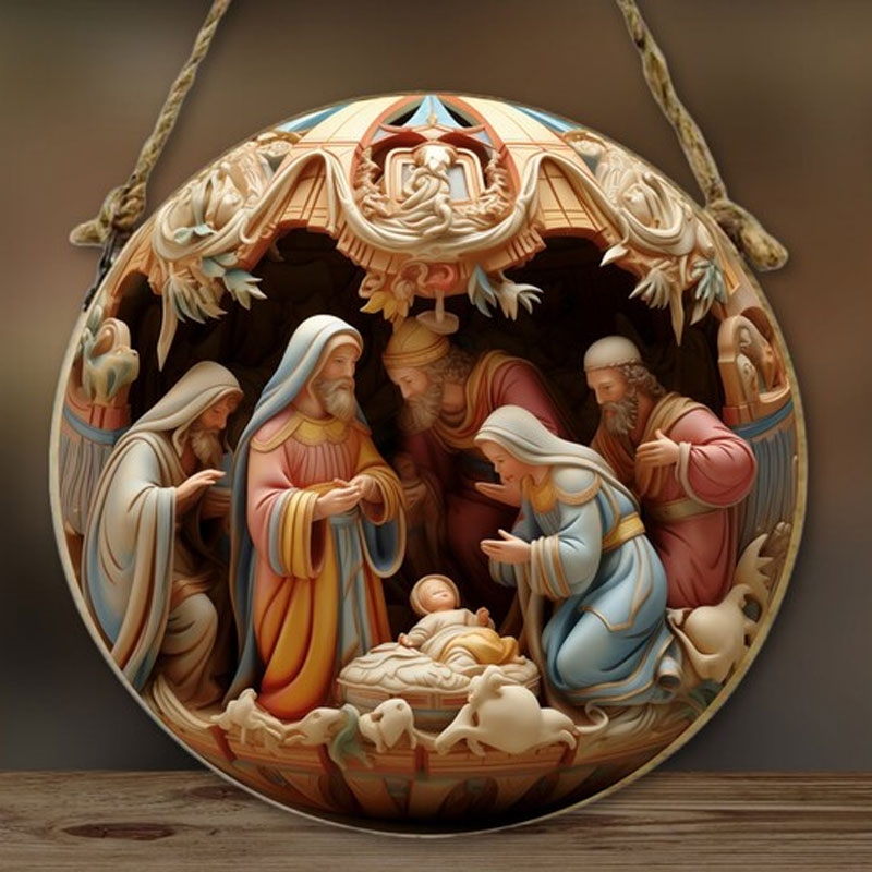 Nativity Christmas Ornament