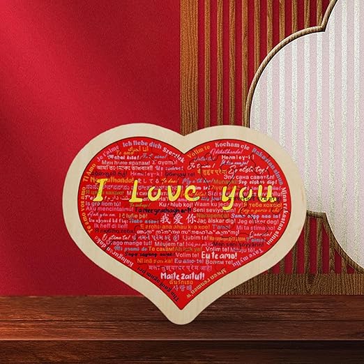 💖Valentine's Day Sale - 50%🎁 Heart Shape Puzzle|Say I Love You in 100 Languages