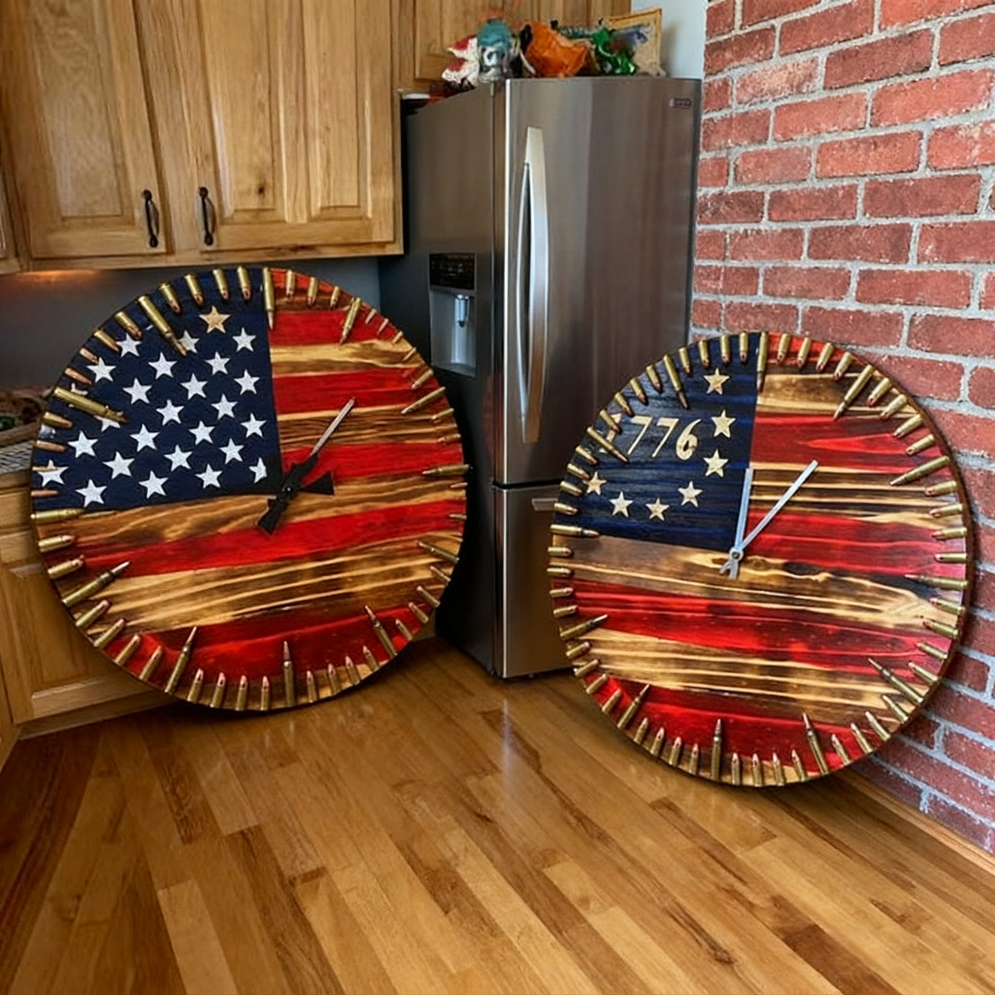 🍁Fall Harvest Sale: 60% OFF! American Flag Wall Clock, Buy 2 Save 10% & Free Shipping