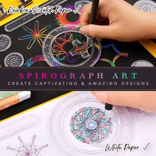 (💥New Year Sale💥- 48% OFF) -Spirograph Geometric Ruler Set