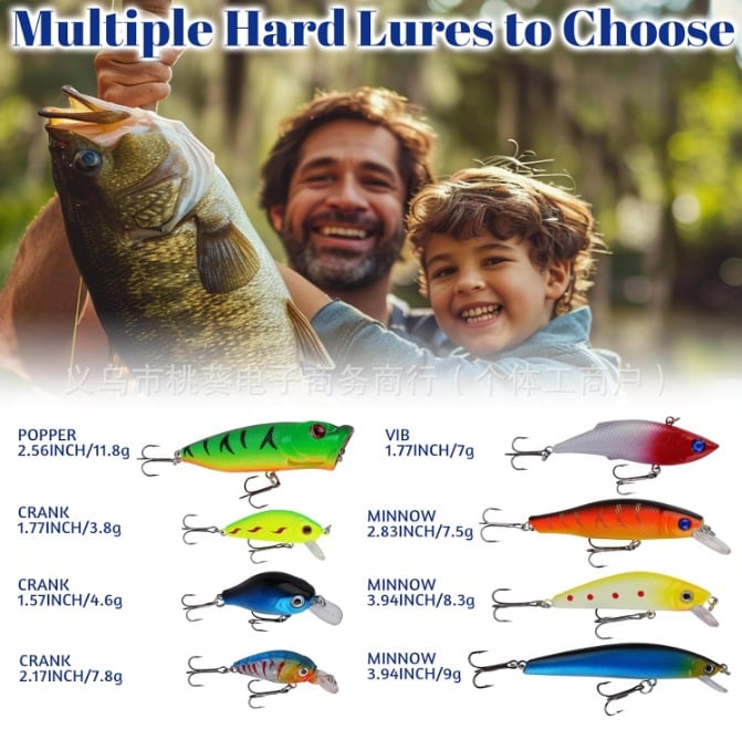 🔥Last Day 60% OFF🔥24 Days Fish Tackle Set Advent Calendar