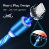 (Christmas Sale-Save 50% OFF)Luminous Magnetic Charging Cable With 3 Plug