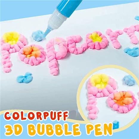 (🌲EARLY CHRISTMAS SALE - 50% OFF) 🎁🎄3D Magic Puffy Pens - BUY 2 SET GET 1 SET FREE