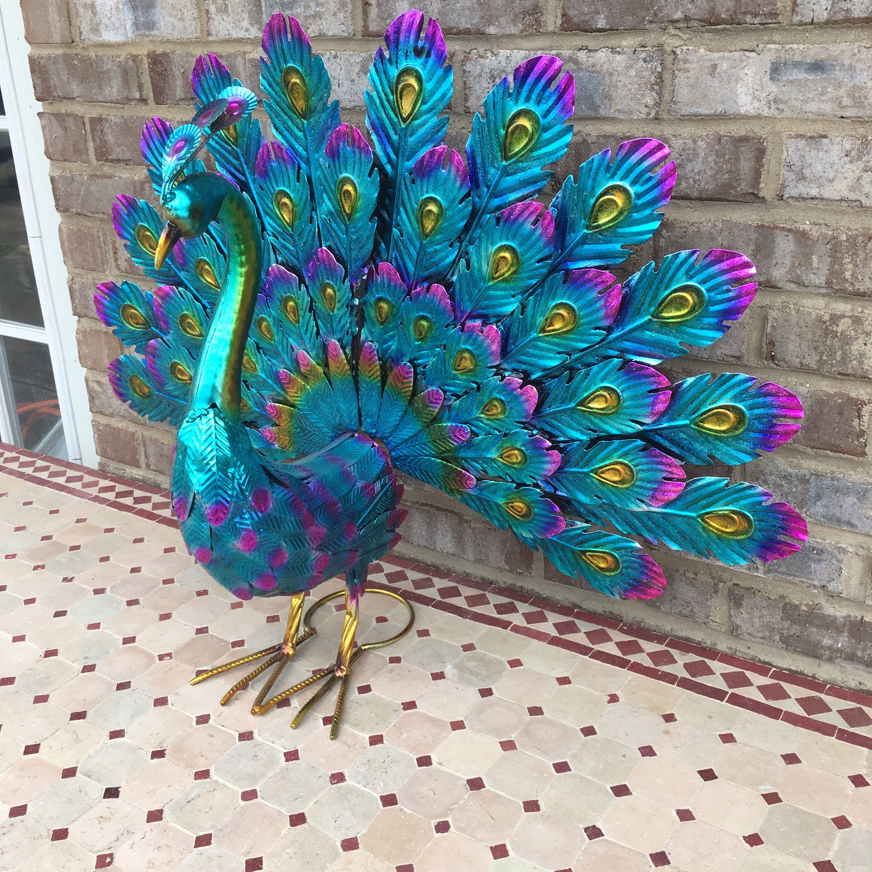 🎁Last Day Promotion- SAVE 70%🦚Beautiful Peacock Statue Decor-Buy 2 Free VIP Shipping