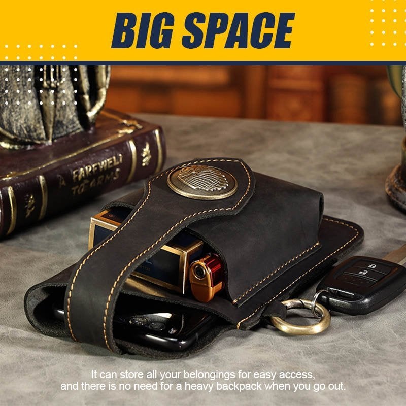 🔥Father's Day Special🎁Multifunctional Leather Mobile Phone Bag