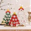 🎅LAST DAY SALE 50% OFF💥DIY Wooden Mini Christmas Tree Set