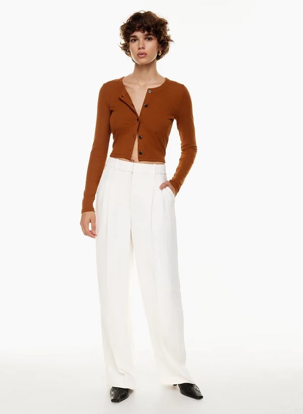 (🔥Last Day Promotion - 50%OFF) High Waist Tailored Wide Leg Pants