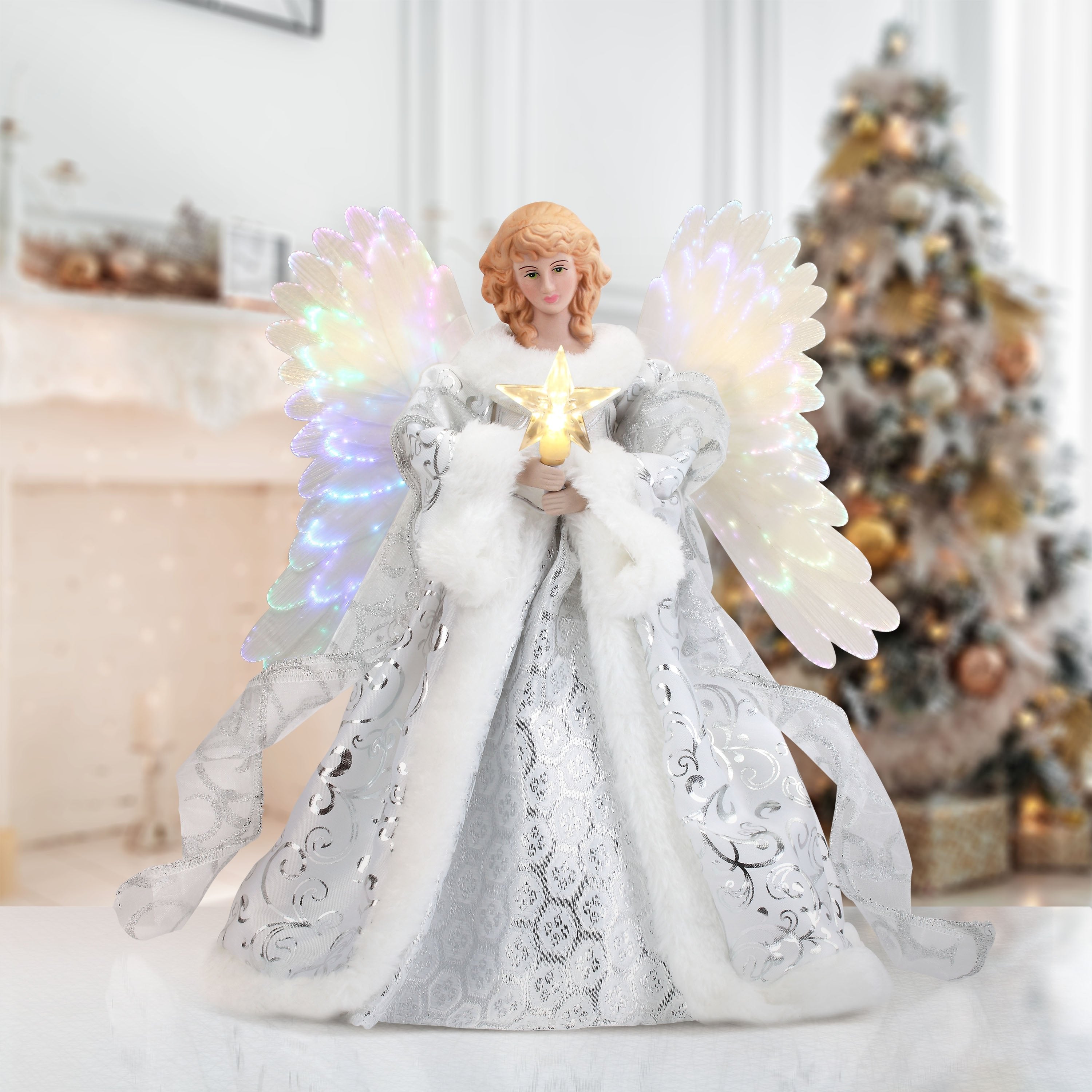 🎄Animated Tree Topper - Celestial Angel✨️