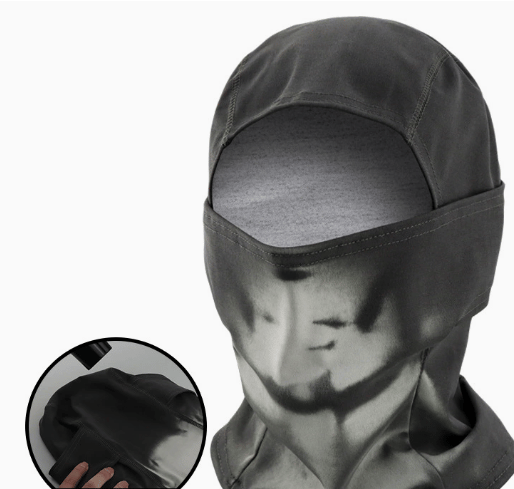 Temperature Sensing Color Changing Headgear Outdoor Cycling Mask