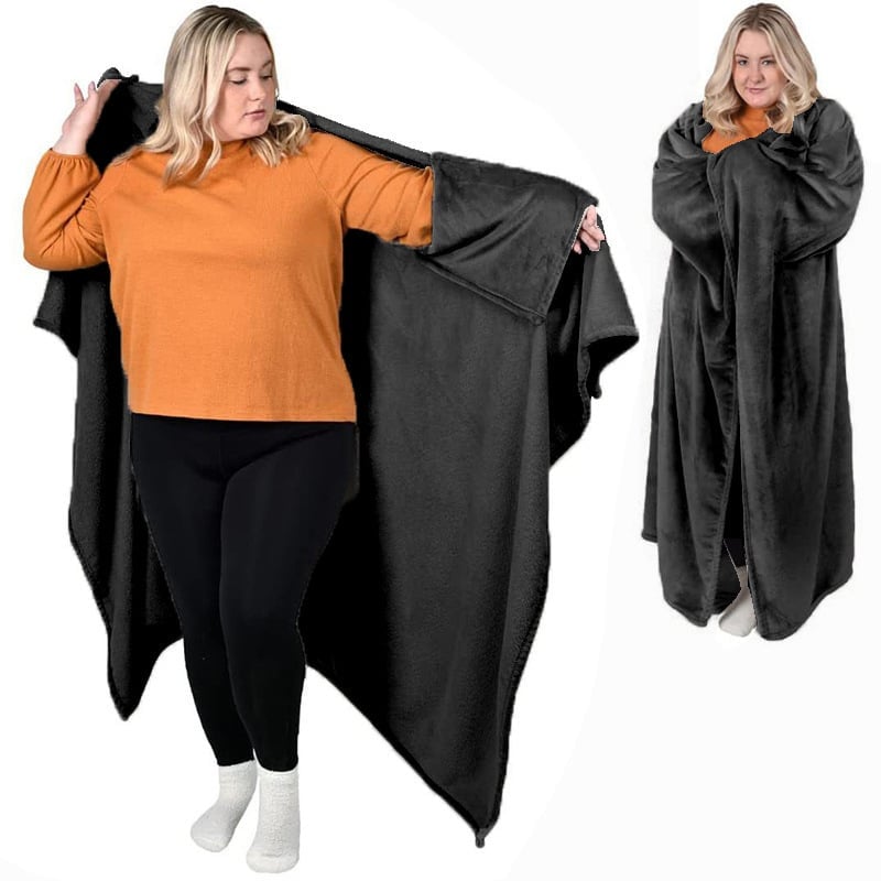 Cozy Sleeved Soft Blanket