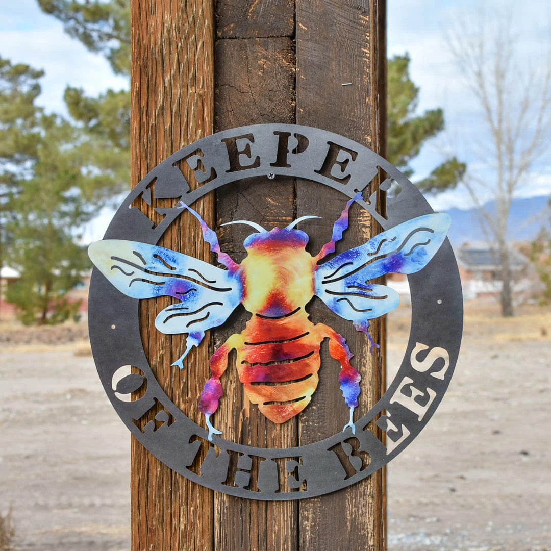 🐝Handmade Keeper of the Bees Metal Art