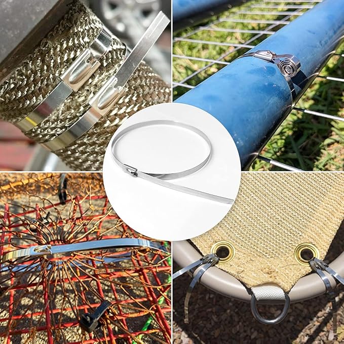 🍂TikTok Fall Sale — Last Day 70% OFF🎉304 Stainless Steel Cable Ties🔩