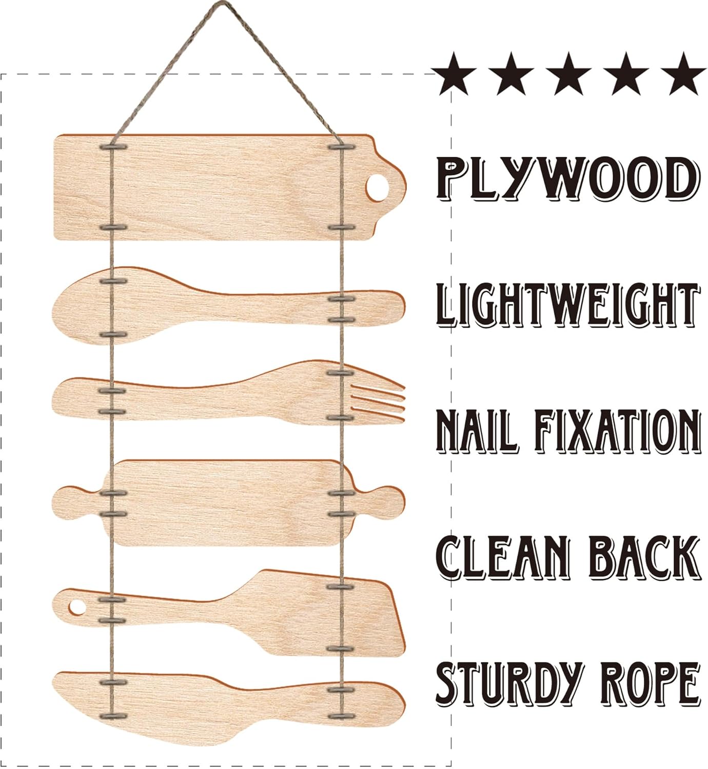 🎁TikTok Last Day Sale - 70% OFF🎉Wooden Kitchen Wall Decor