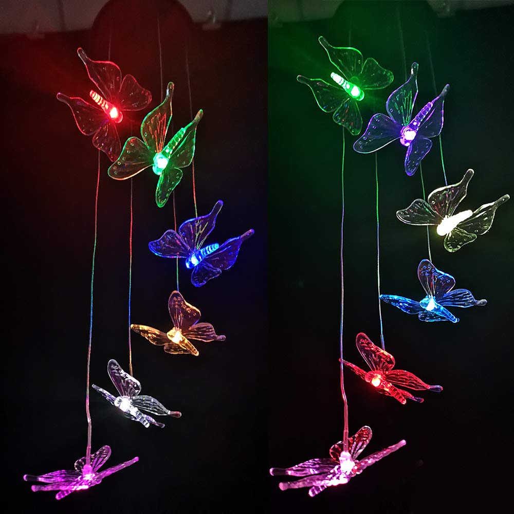 （🔥Special Offer 1000pcs 50% OFF）-Solar-Powered Butterfly Lights