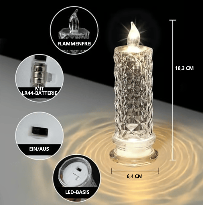 ✨Letzter Tag 49% RABATT🎁Flammenlose LED-Kerzen