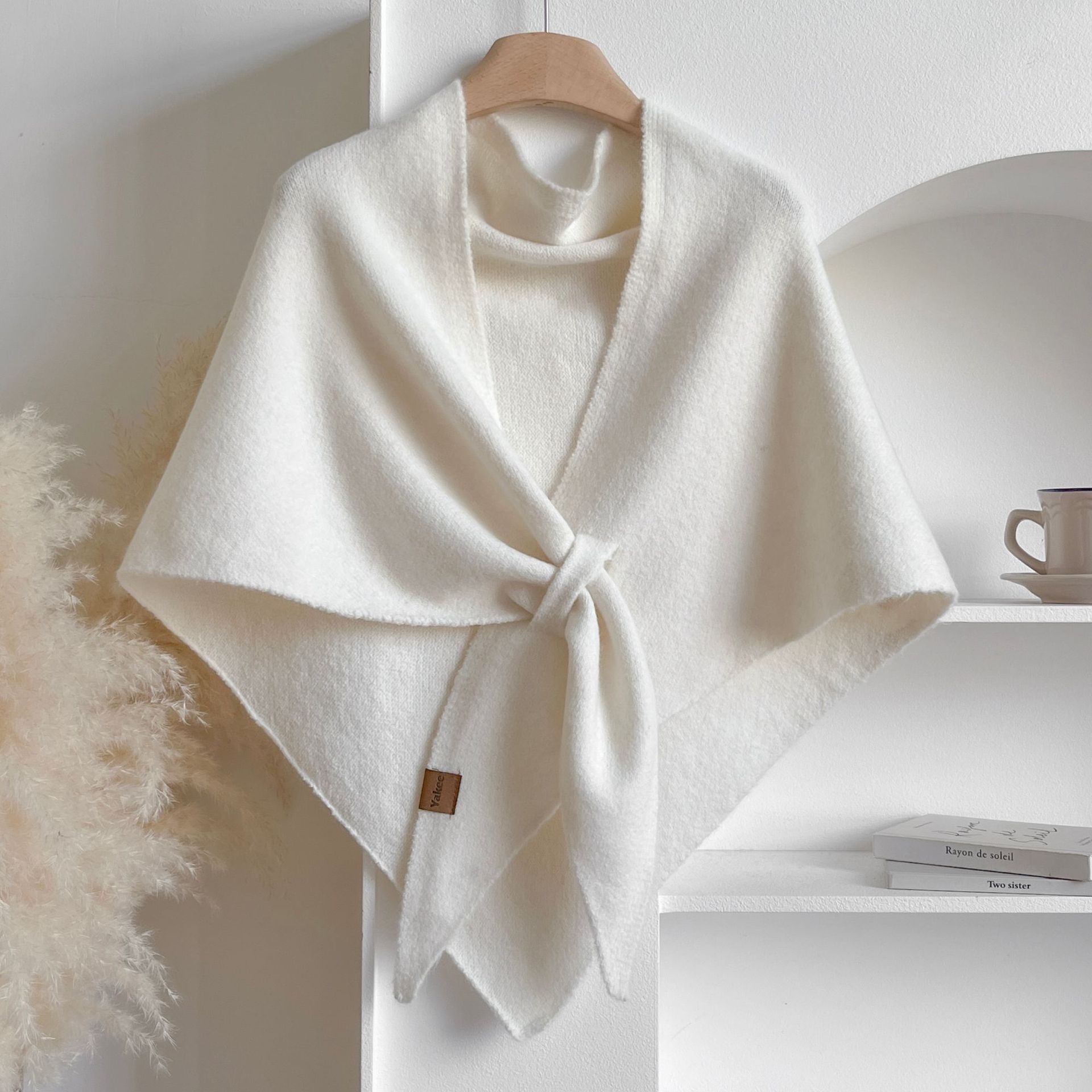 🍂TikTok Fall Sale — Last Day 70% OFF💕Women's Solid Color Wool Blend Shawl☁️