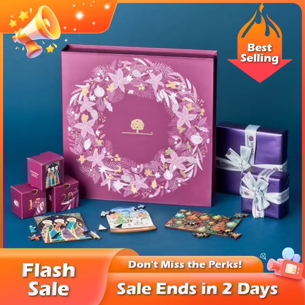 🔥Last Day Promotion 70% OFF🧩24 Days Of Christmas Puzzles Advent Calendar⚡️Buy 2 Free Shipping