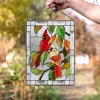 🔥Clearance Sale 70% Off 🎉Cardinal Stained Glass Window Panel🦜🦜