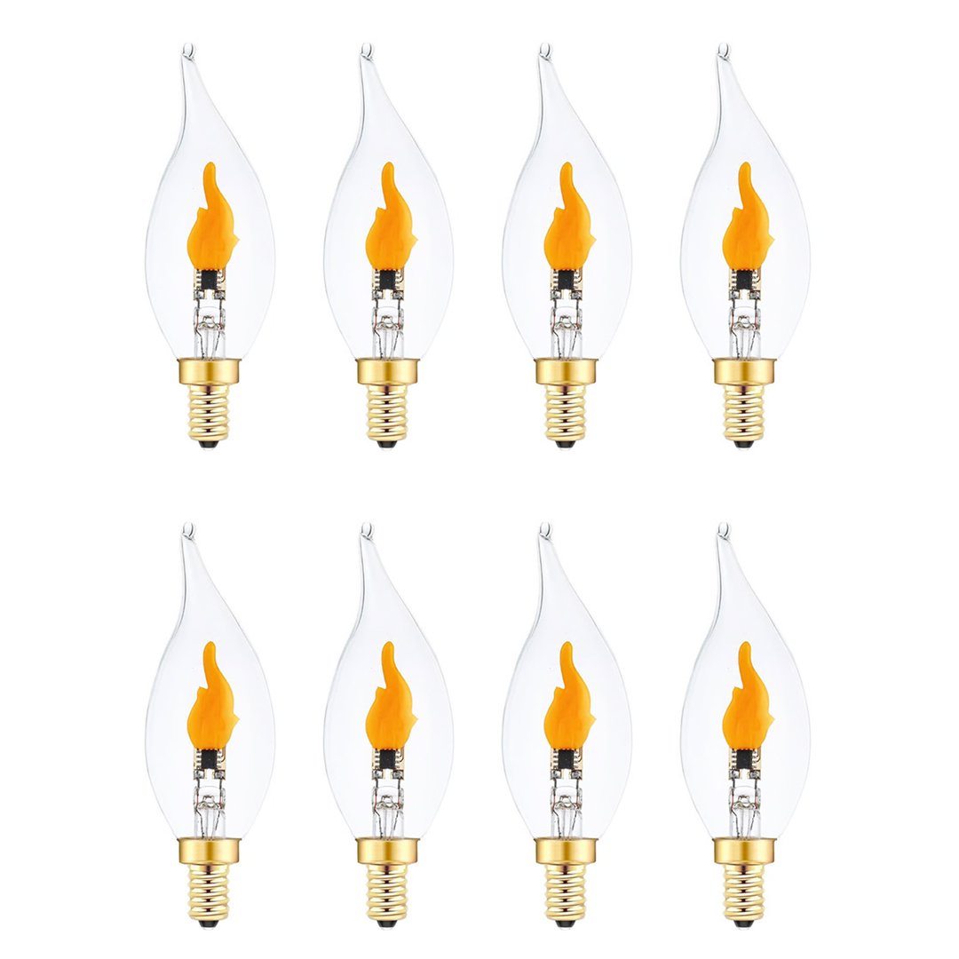 🔥Last Day Promotion 50% OFF🔥LED Flickering Flame Decoration Light Bulbs -Perfect Ambiance for Halloween Christmas
