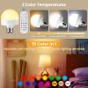 🔥Last Day Promotion 50% OFF💥3 Color Temperature Dimmable E26 Wireless Detachable LED Charging Bulb