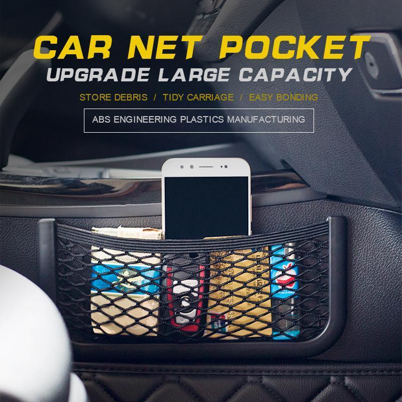 (Last Day Promotion - 49% OFF) Car Net Pocket Storage Organizer, BUY 5 GET 3 FREE & FREE SHIPPING