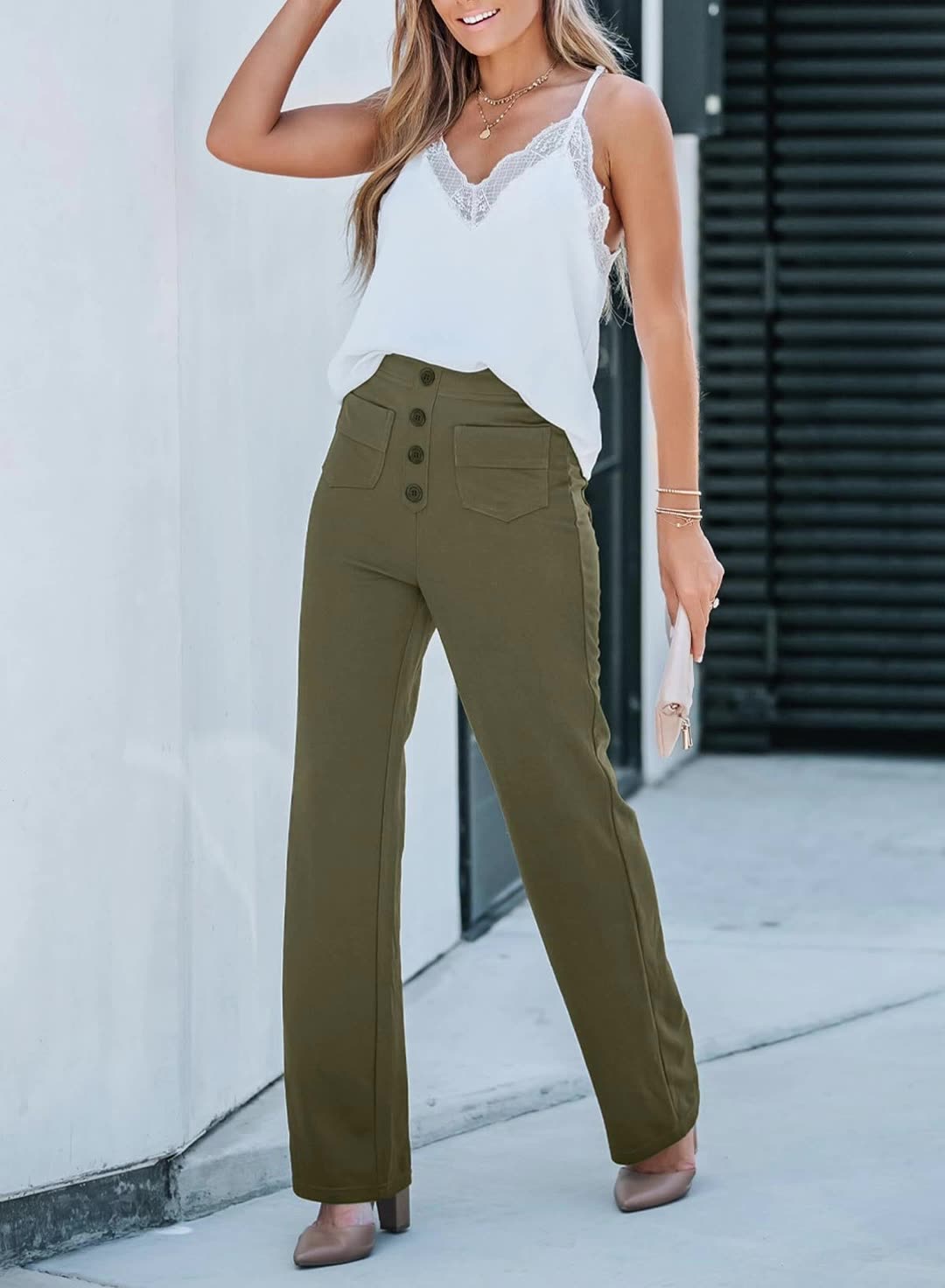 🔥Last Day Promotion 70% OFF🔥Casual High Waist Stretch Pants