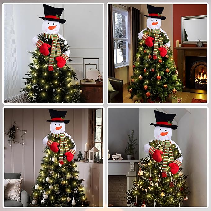 (🌲EARLY CHRISTMAS SALE - 49% OFF) ⛄Christmas Tree Topper Snowman Hugger