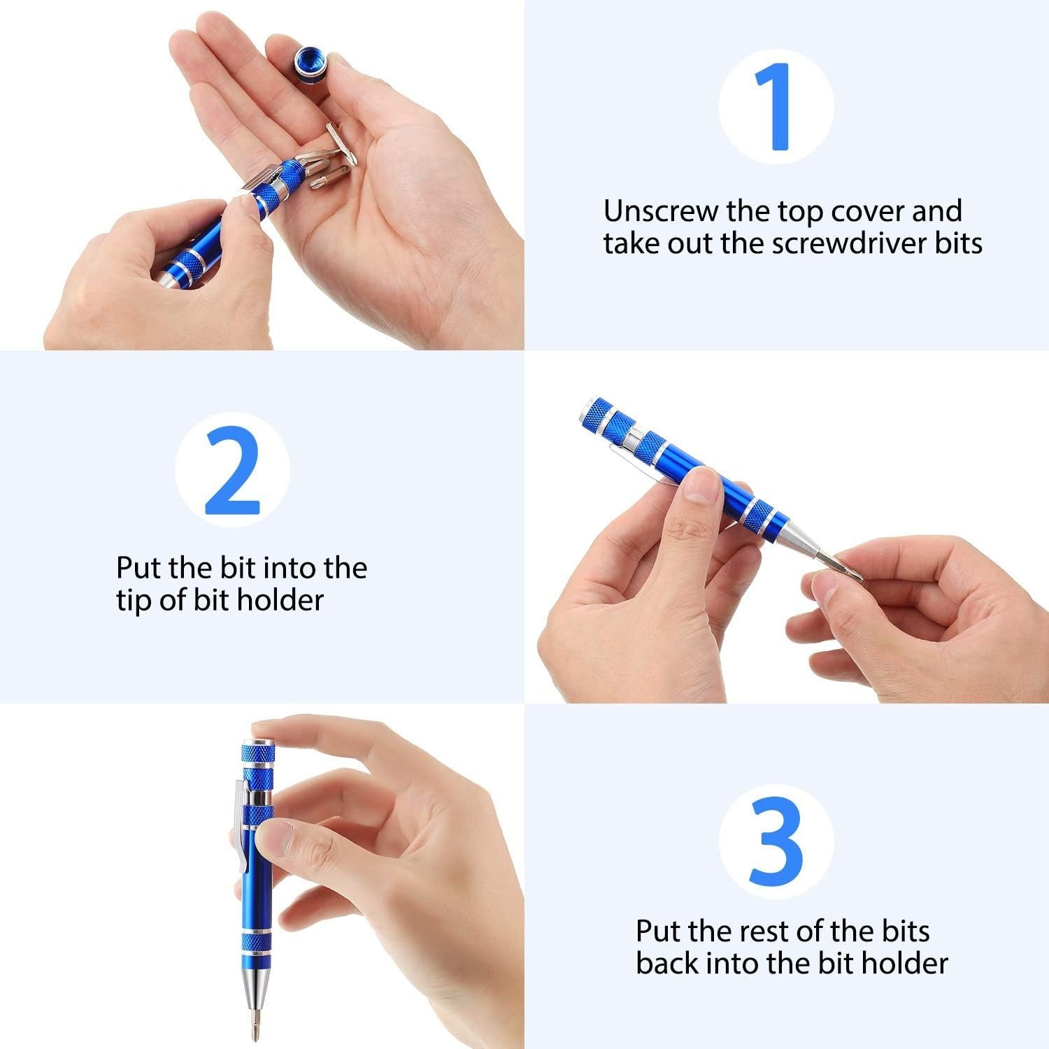 🎄Early Christmas Sale - 50% OFF🎄8 in 1 Mini Pen Screwdriver, Buy 4 Free Shipping!