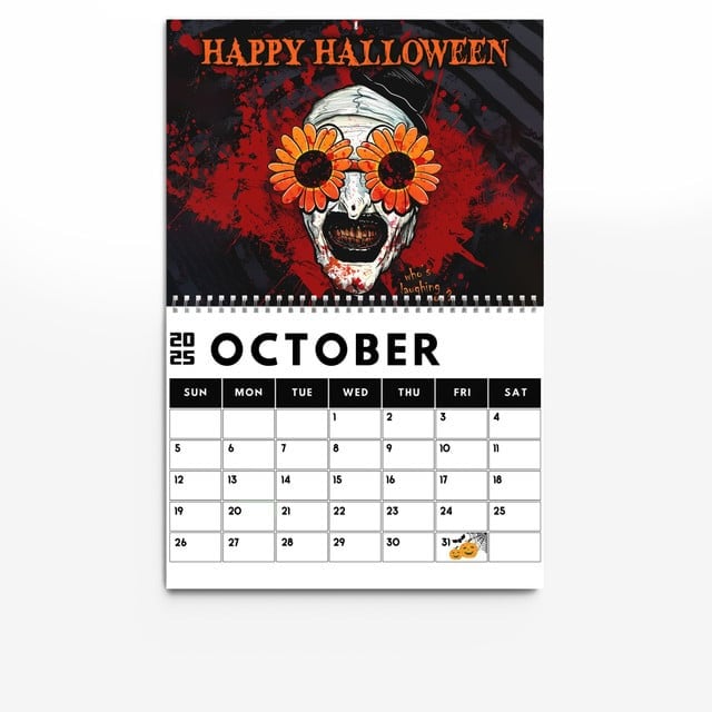 2025 Terrifier Themed Calendar