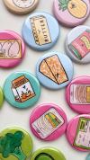 🔥Last Day Promotion 50% OFF🔥Whole Set of Button Fridge Magnets